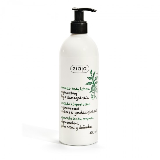 avocado line - ziaja - cosmetics - Avocado oil regenerating body lotion 400ml COSMETICS